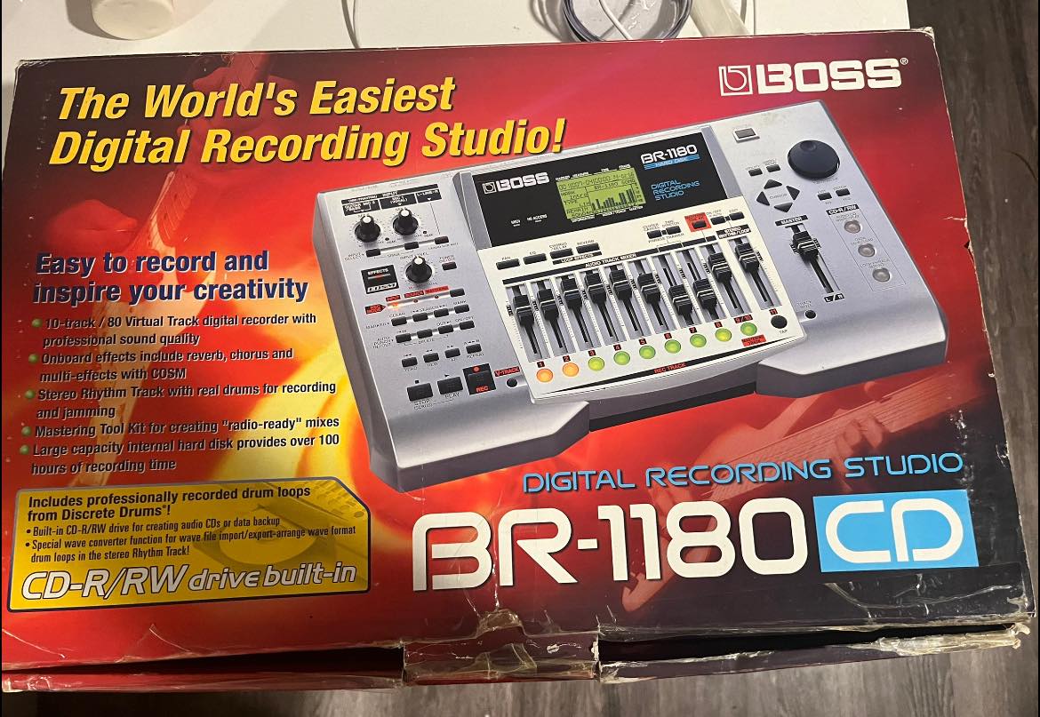 USED - BOSS BR1180CD DIGITAL RECORDING STUDIO – Wilson Bros Music Company
