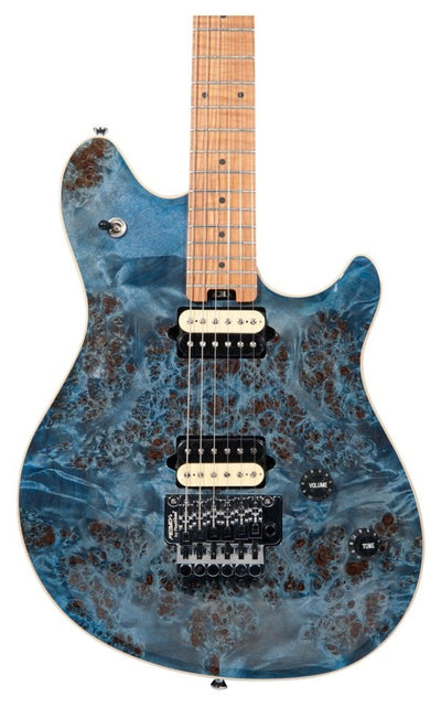 HP 2® Poplar Burl Transparent Blue Electric Guitar