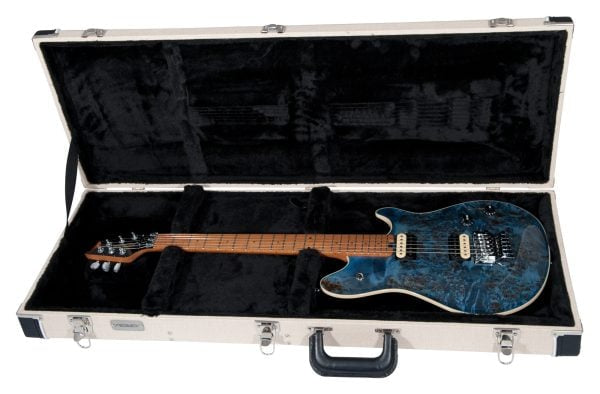 HP 2® Poplar Burl Transparent Blue Electric Guitar